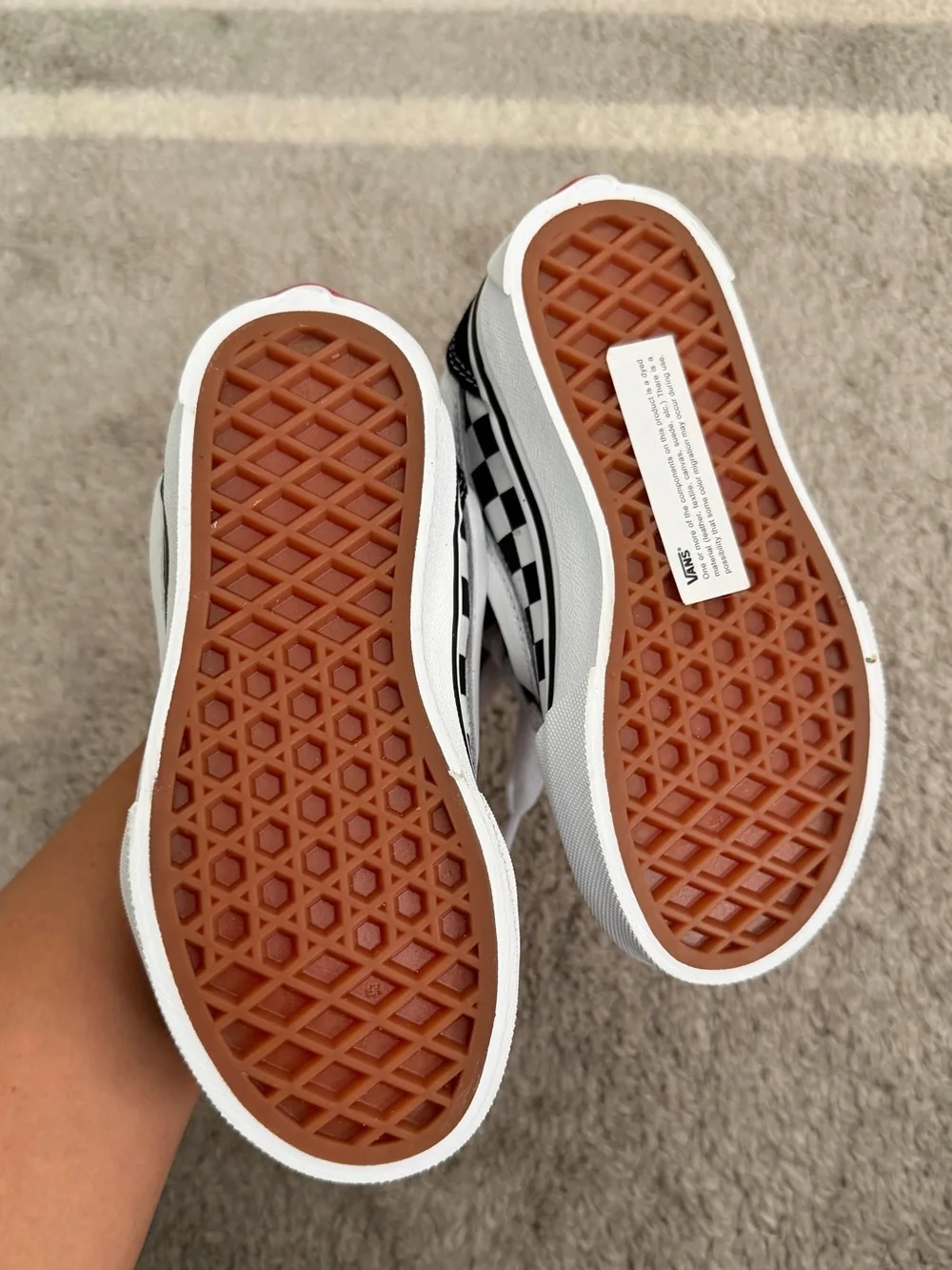 Vans Kids Checkerboard Old Skool Sneakers - Black & White Knu Skool Retro